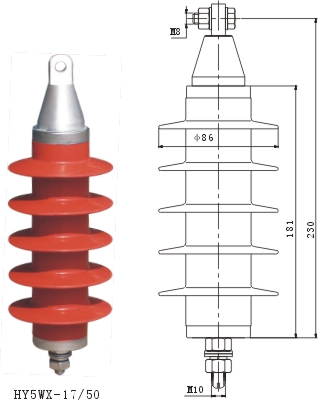 Разрядник подвески линии Line Suspension Arrester