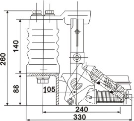 JN15-12 Household Air High-Voltage Grounding Switch