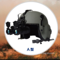 Double tube binocular low light level observation mirror