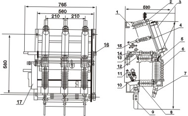 ZFN21-12D/T630-20 Indoor Vacuum Load Switch Fuse Combiner ZFN21-12D/T630-20 Indoor Vacuum Load Switch Fuse Combiner